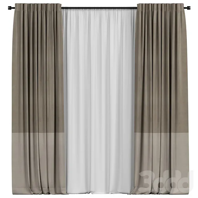 DECORATION – CURTAIN – 3D MODELS – 3DS MAX – FREE DOWNLOAD – 3623
