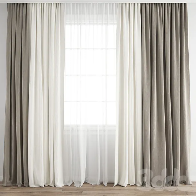 DECORATION – CURTAIN – 3D MODELS – 3DS MAX – FREE DOWNLOAD – 3626