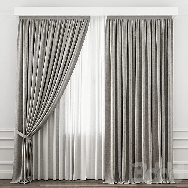 DECORATION – CURTAIN – 3D MODELS – 3DS MAX – FREE DOWNLOAD – 3627