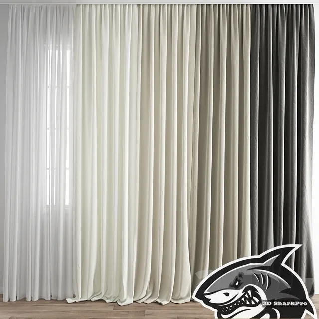 DECORATION – CURTAIN – 3D MODELS – 3DS MAX – FREE DOWNLOAD – 3629