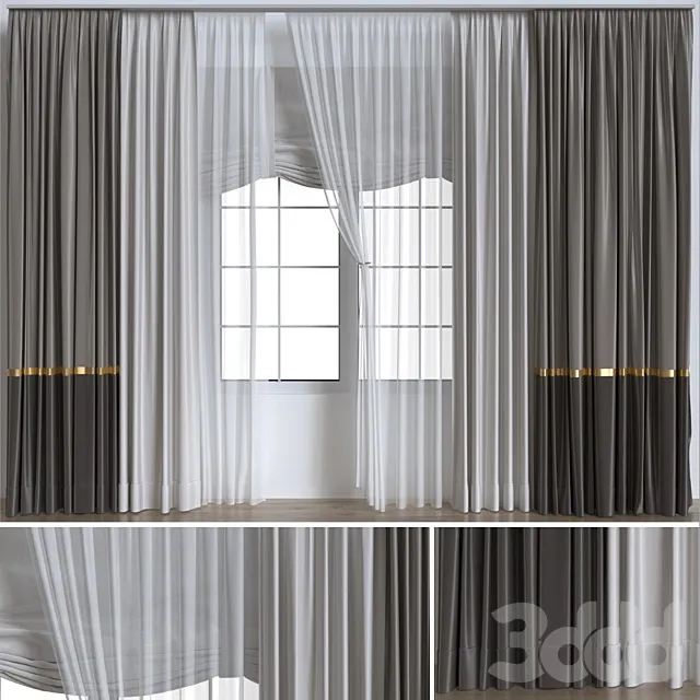 DECORATION – CURTAIN – 3D MODELS – 3DS MAX – FREE DOWNLOAD – 3630