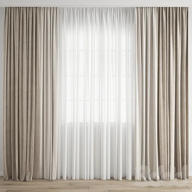 DECORATION – CURTAIN – 3D MODELS – 3DS MAX – FREE DOWNLOAD – 3635
