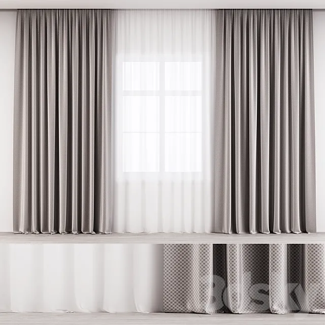 DECORATION – CURTAIN – 3D MODELS – 3DS MAX – FREE DOWNLOAD – 3637