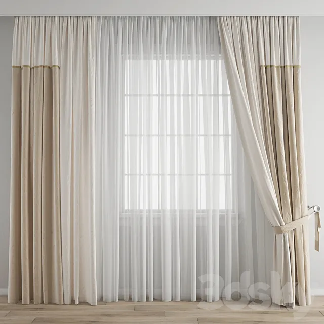 DECORATION – CURTAIN – 3D MODELS – 3DS MAX – FREE DOWNLOAD – 3639