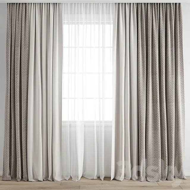 DECORATION – CURTAIN – 3D MODELS – 3DS MAX – FREE DOWNLOAD – 3640