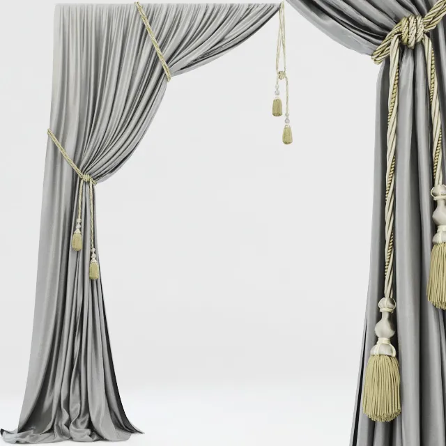 decoration – Curtain 417 3ds Max