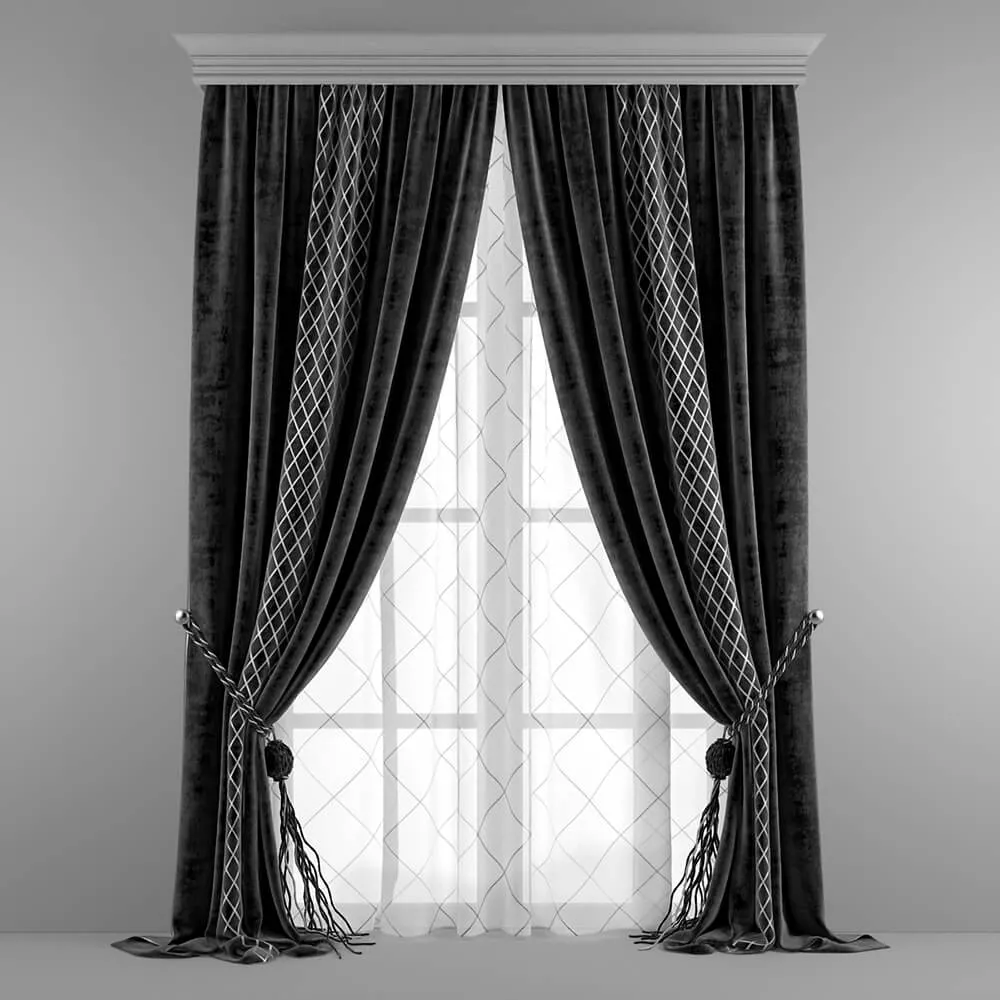 decoration – Curtain 67 3ds Max