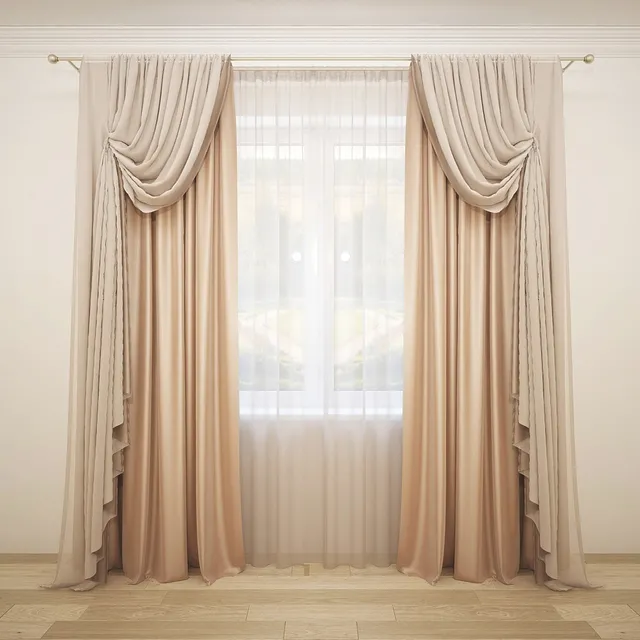 decoration – Curtain 76 3ds Max