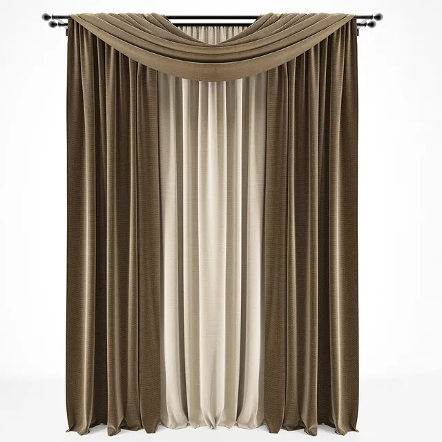 decoration – Curtain 933 3ds Max