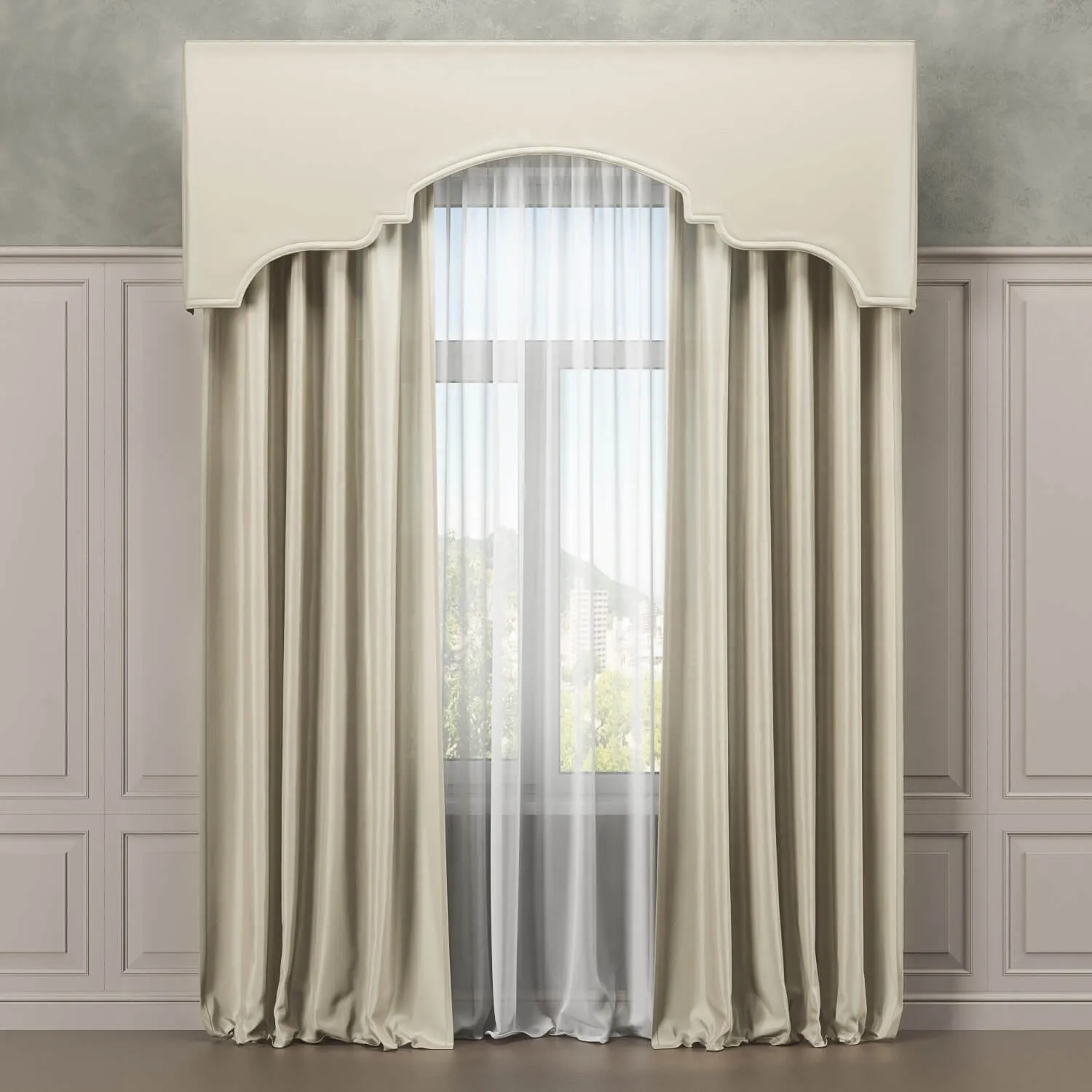 decoration – Curtains 001 3 3ds Max