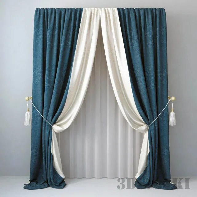 decoration – Curtains 1 3ds Max