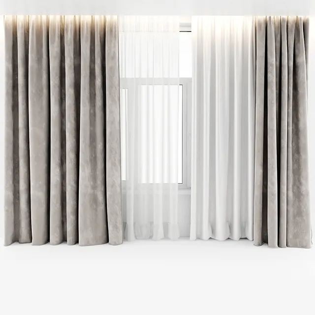 decoration – Curtains  11 3ds Max