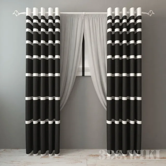 decoration – Curtains 2 3ds Max