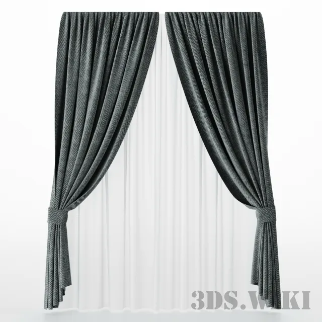 decoration – Curtains 3ds Max