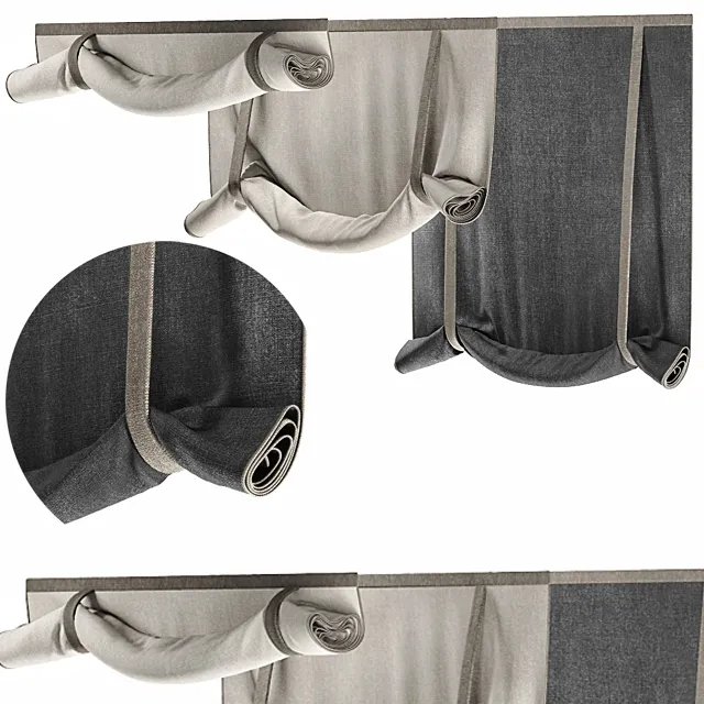 decoration – Curtains 41 Blinds 3ds Max