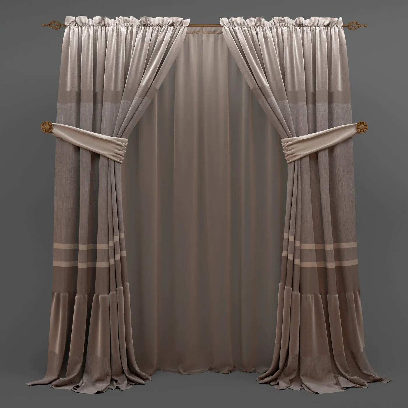 decoration – Curtains 436 3ds Max