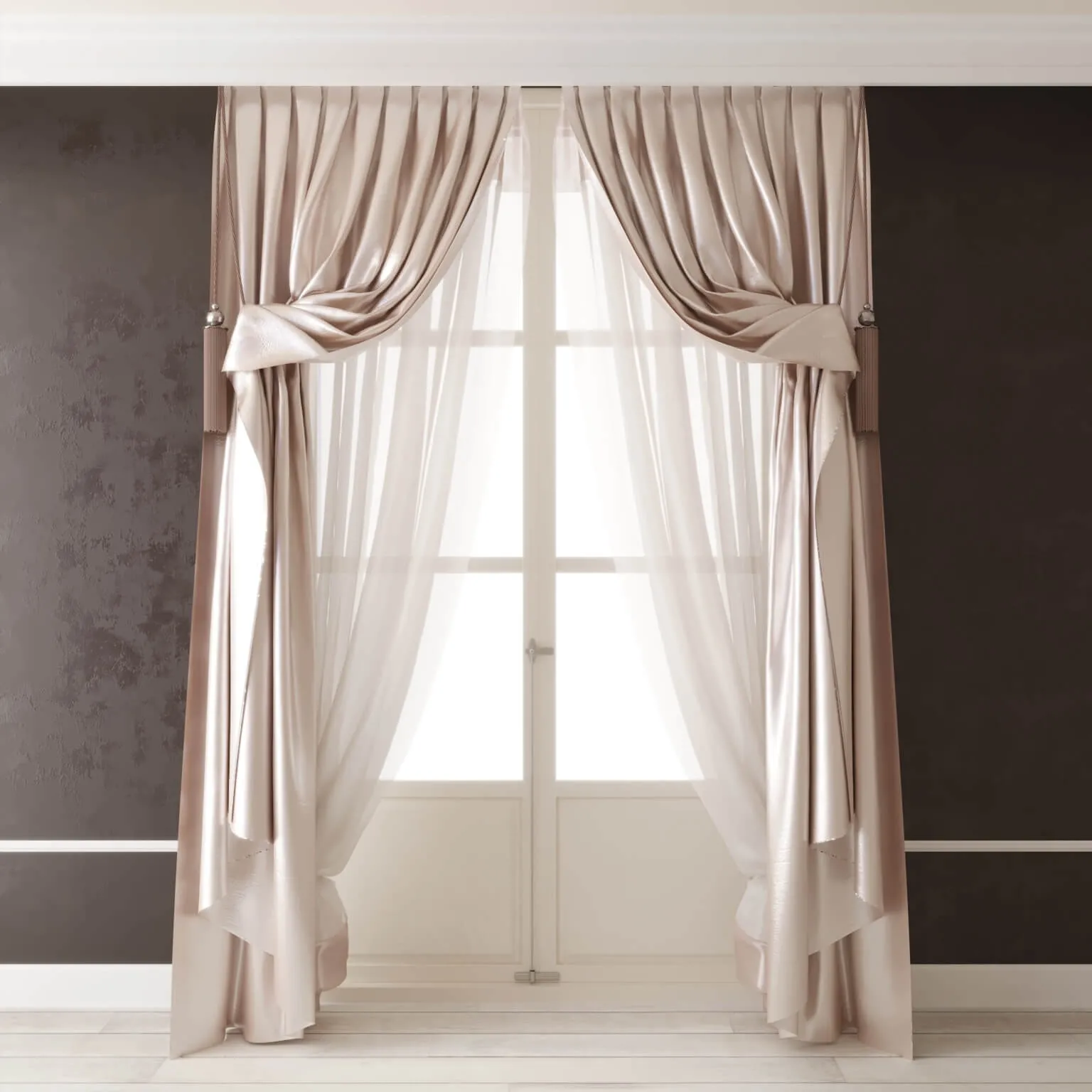 decoration – Curtains classic 19 3ds Max