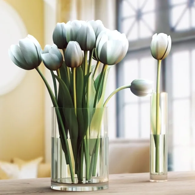 decoration – Тюльпаны 3 в 1 3ds Max