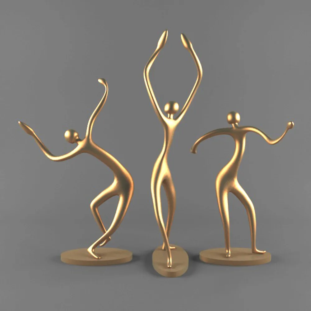 decoration – Dancing figurines 3ds Max
