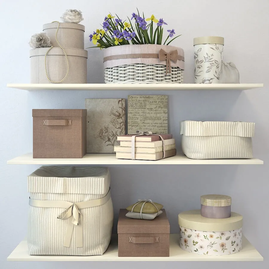 decoration – Decor beige color 3ds Max