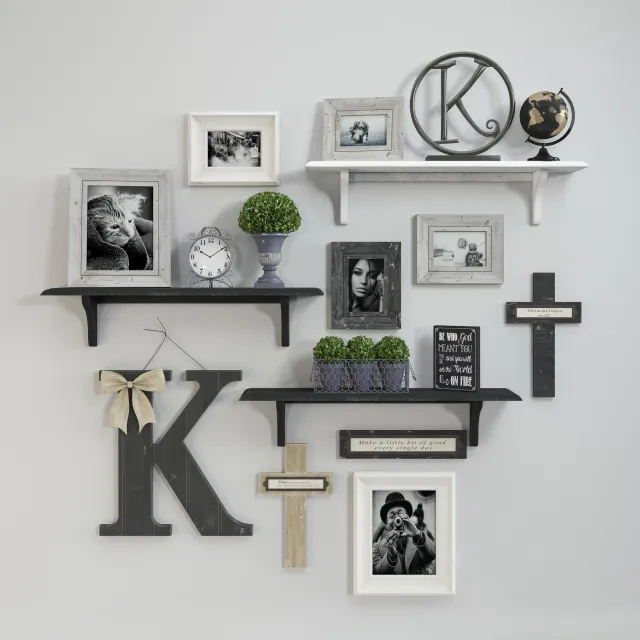 decoration – Decor for wall 37 3ds Max