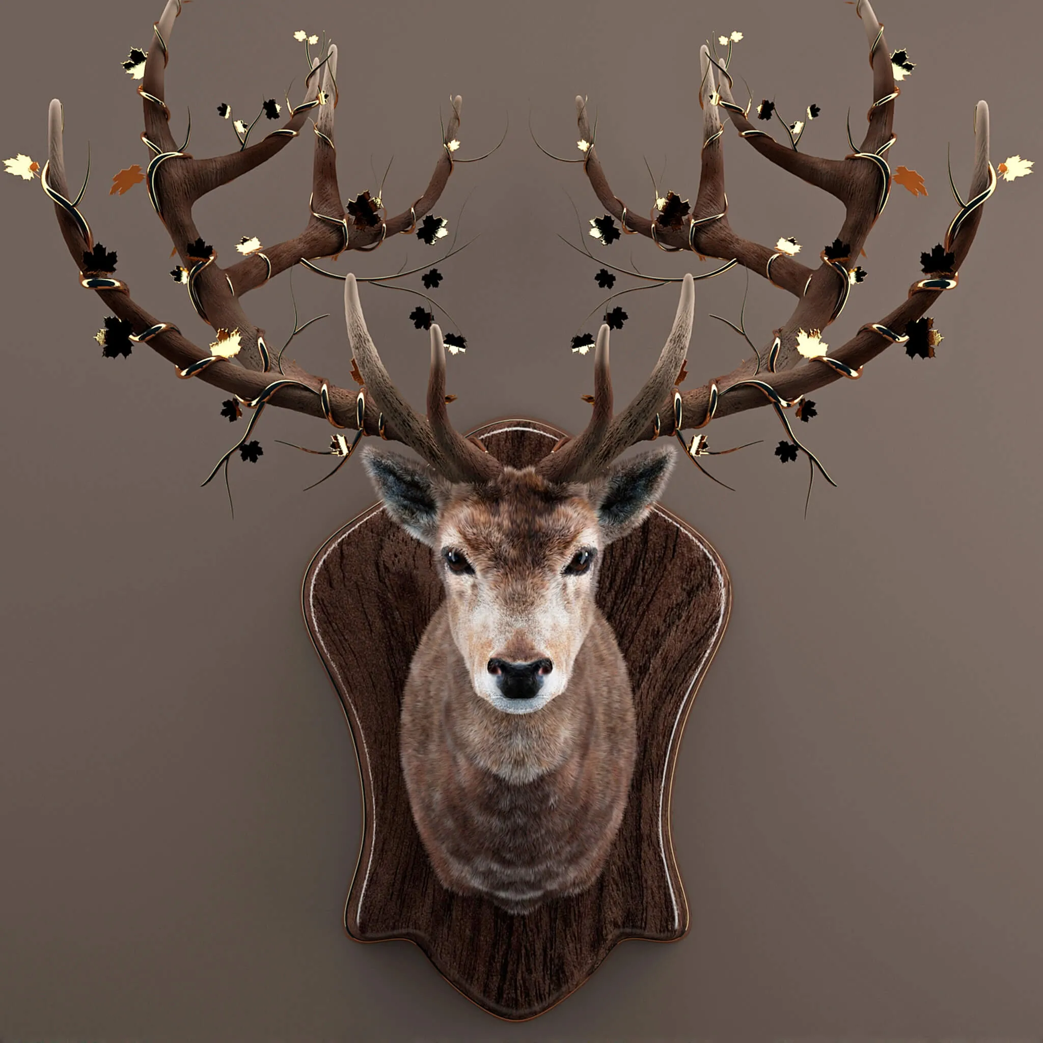 decoration – Decor of deer 01 3ds Max