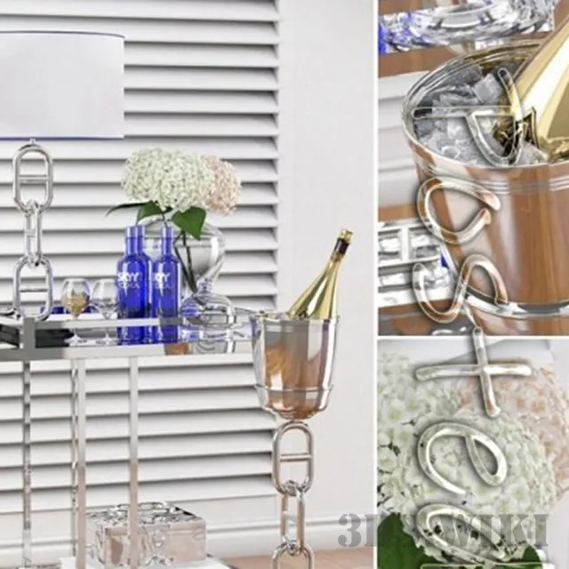 decoration – Decor set 3ds Max