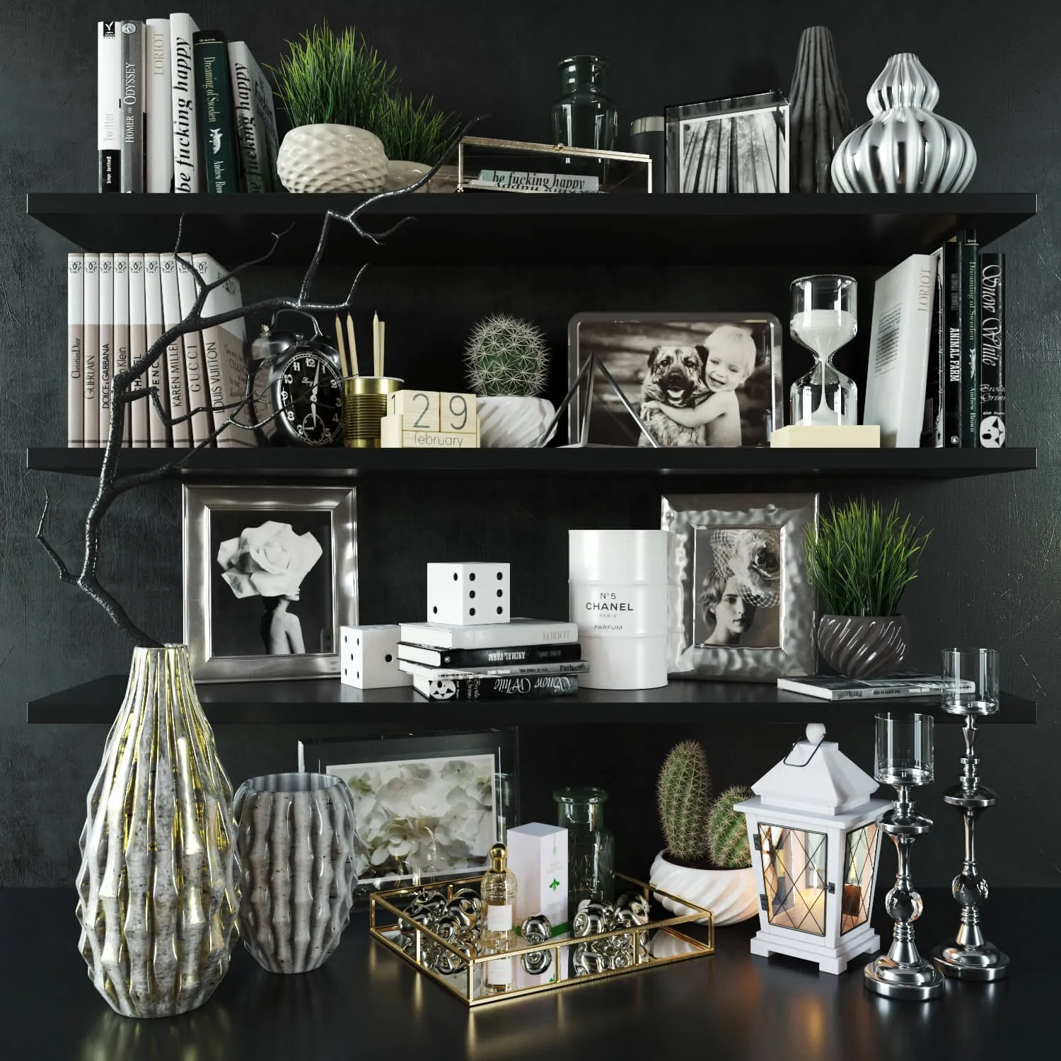 decoration – Decor Set 4 3ds Max