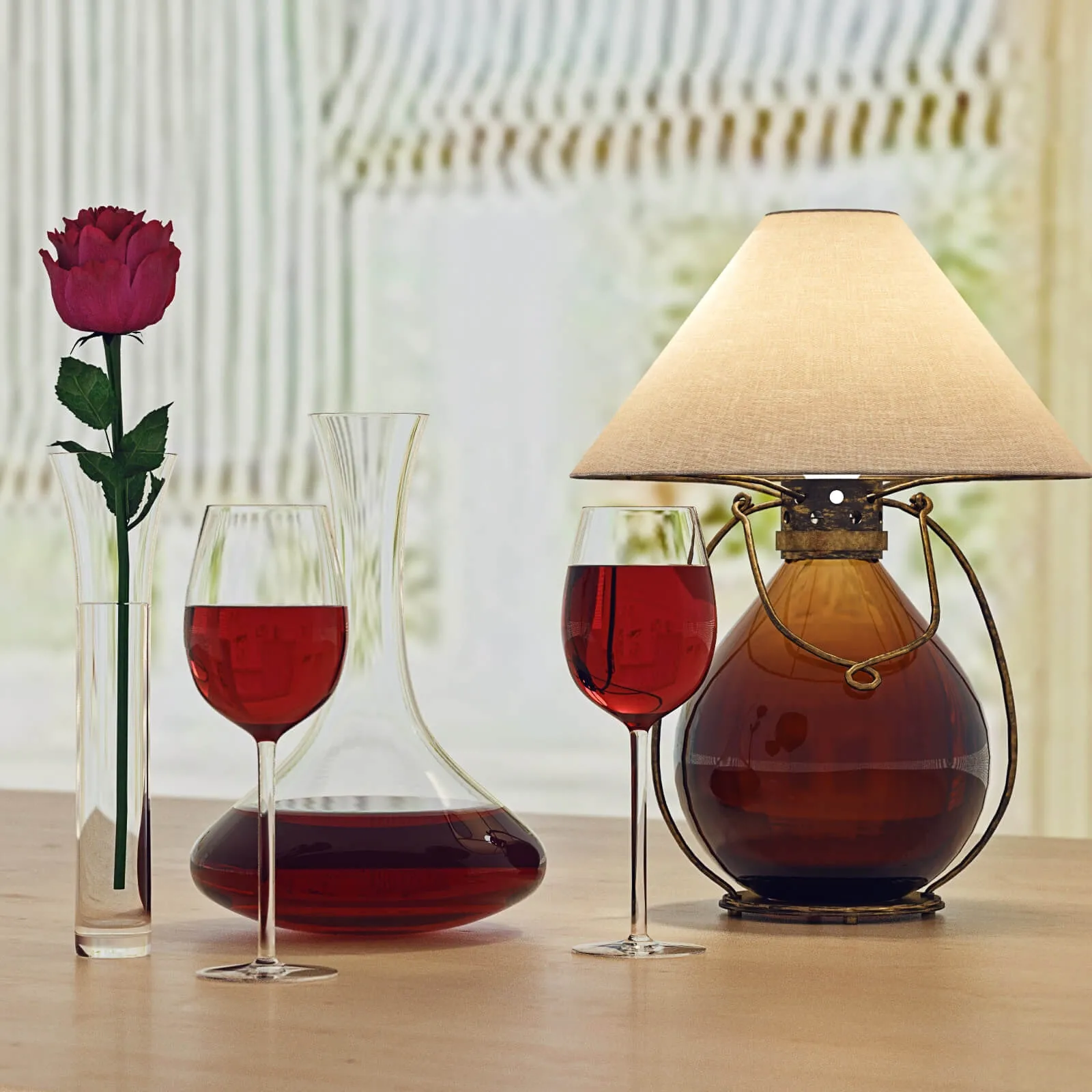 decoration – Decor set- Romantic 3ds Max