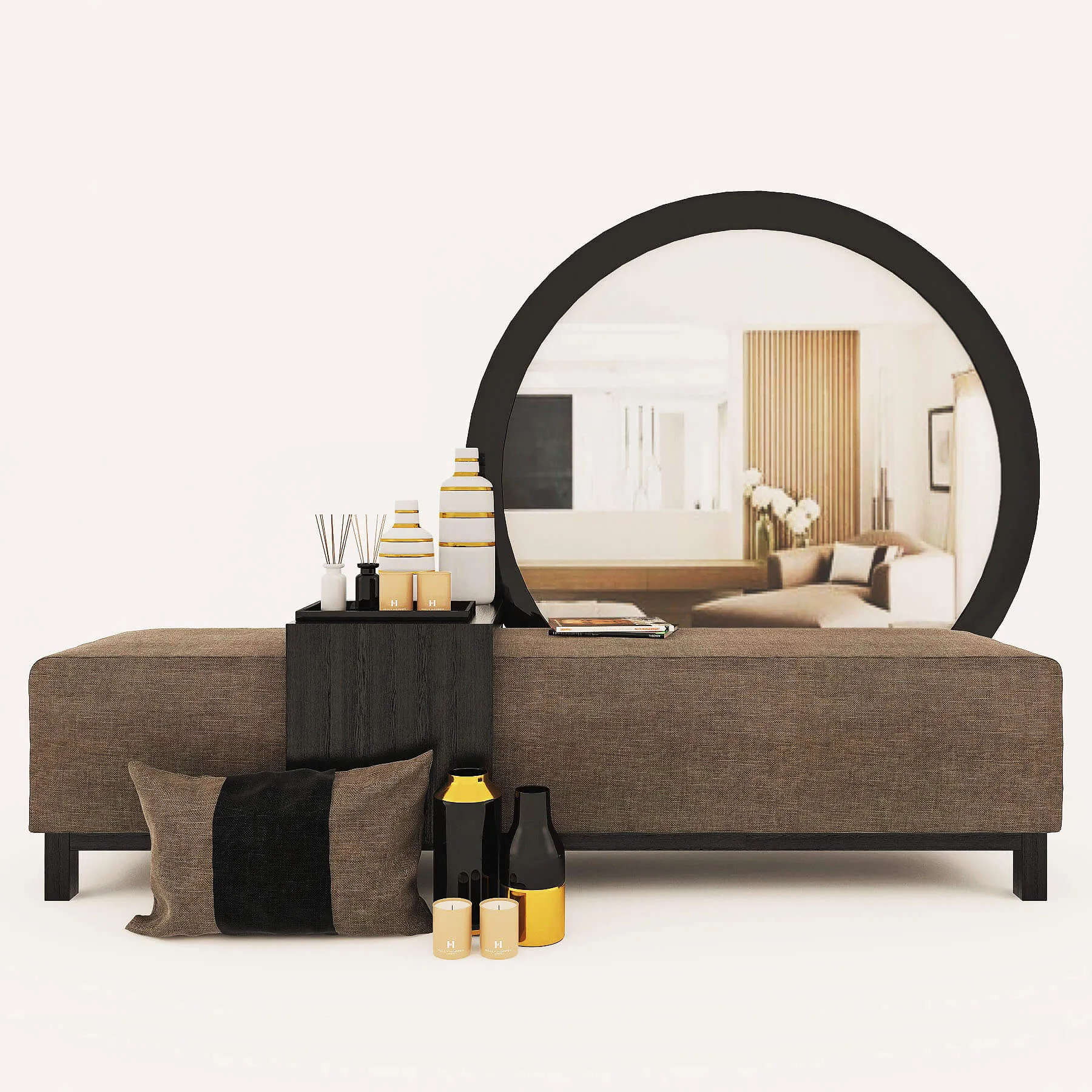 decoration – Decor set with mirror 89 3ds Max