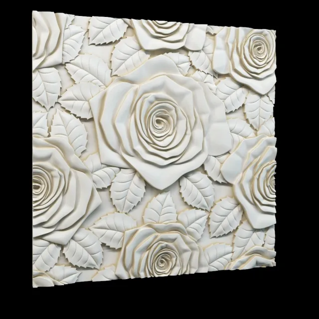 decoration – Decorative 3D panel P-6 3ds Max