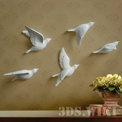 decoration – Decorative birds 3ds Max