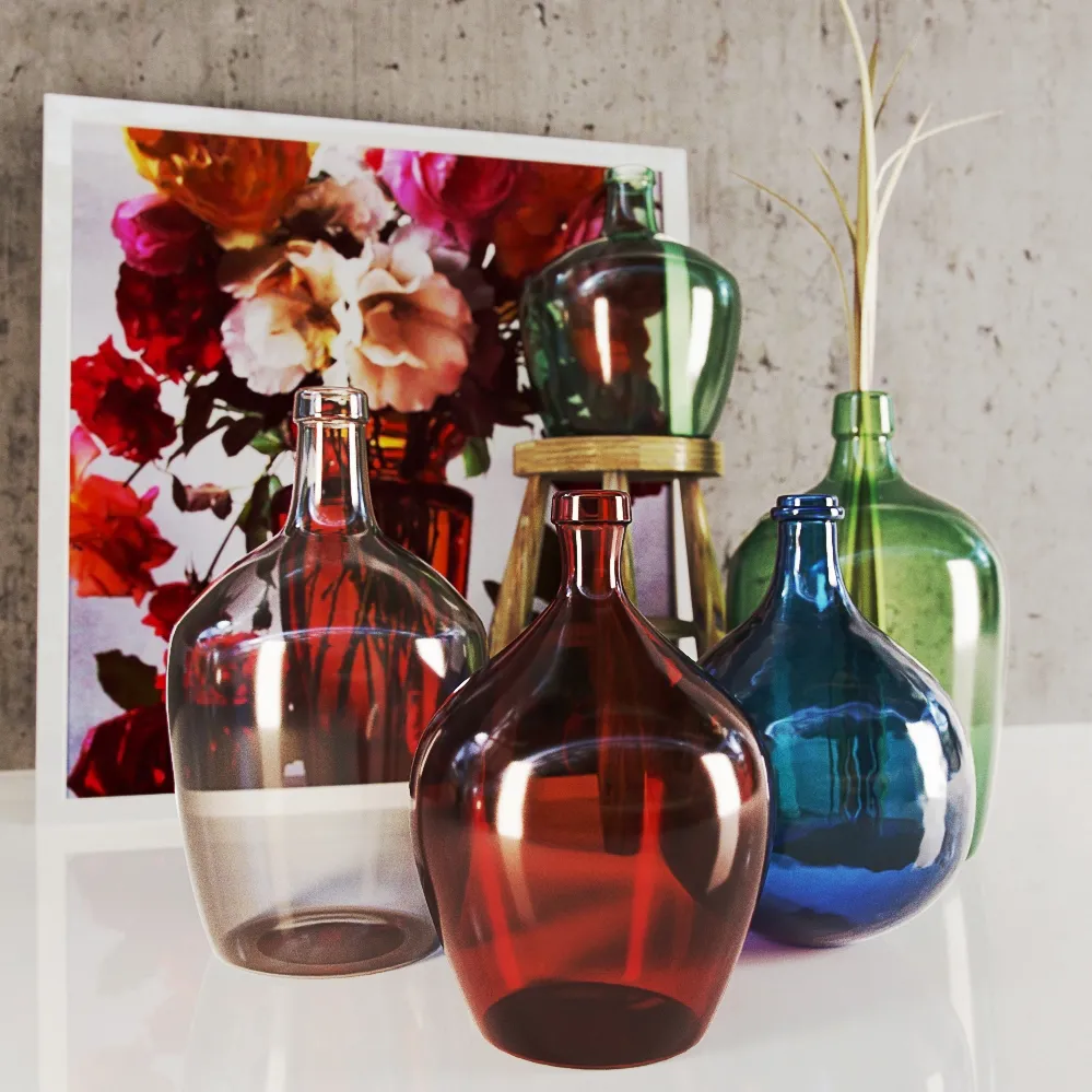 decoration – Decorative bottles 74 3ds Max