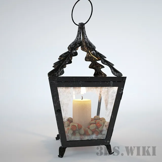 decoration – Decorative lamp – candlestick 3ds Max