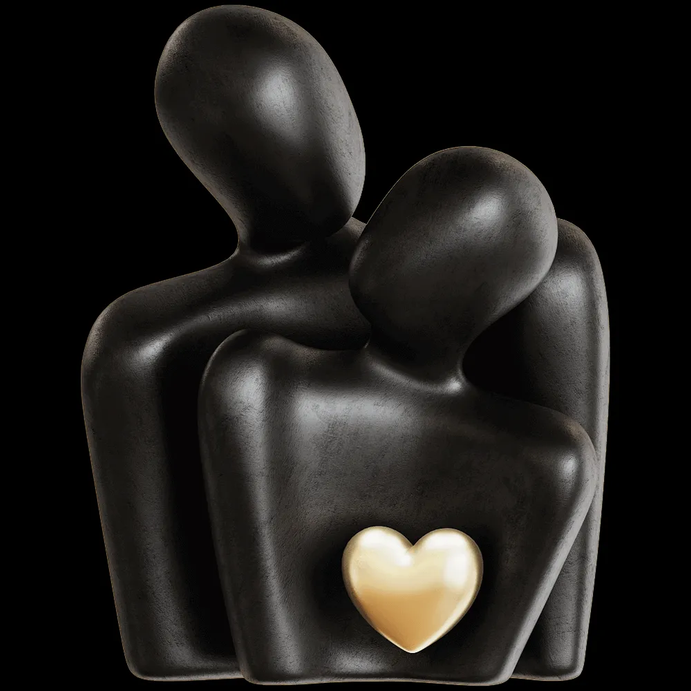 decoration – Decorative object Loving couple 3ds Max