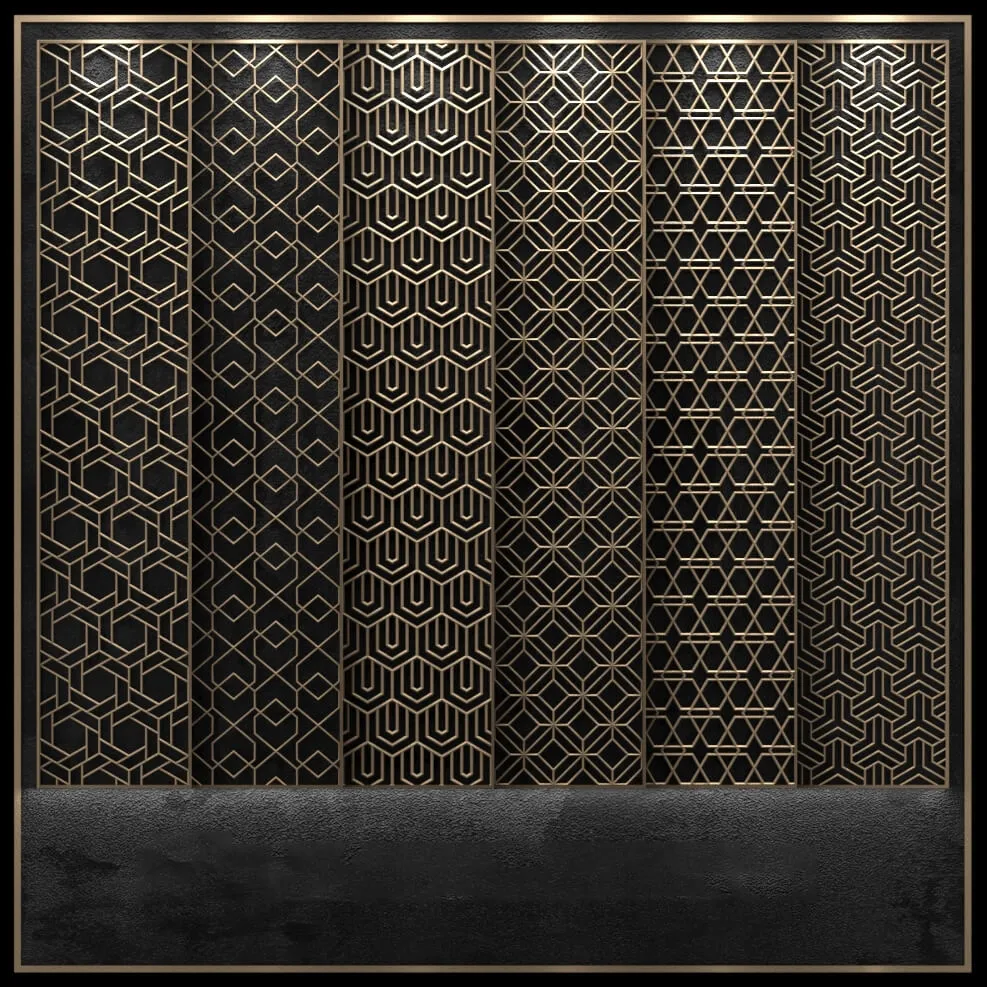 decoration – Decorative panel 2 3ds Max