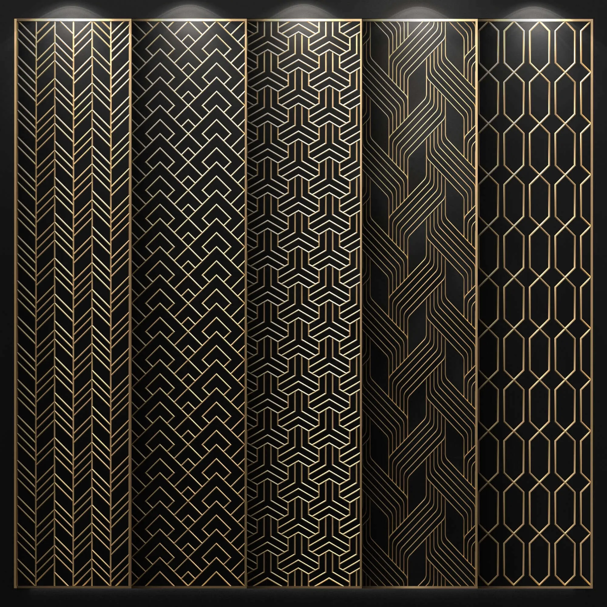 decoration – Decorative partition 11 3ds Max