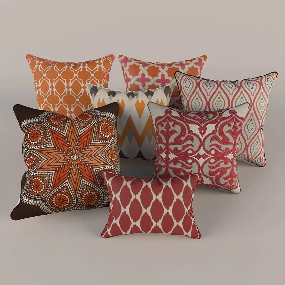 decoration – Decorative pillows 3 3ds Max