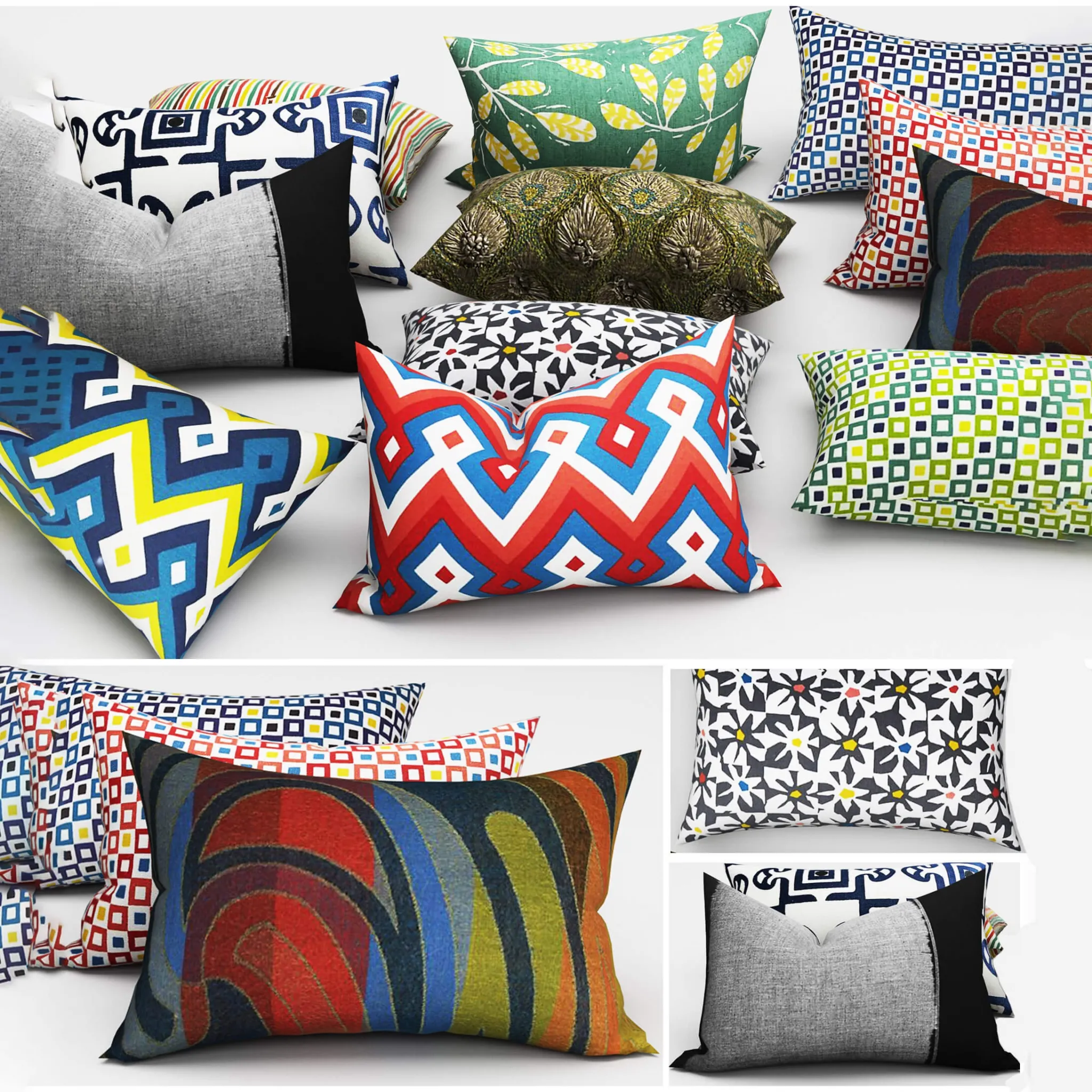 decoration – Decorative pillows 78 3ds Max