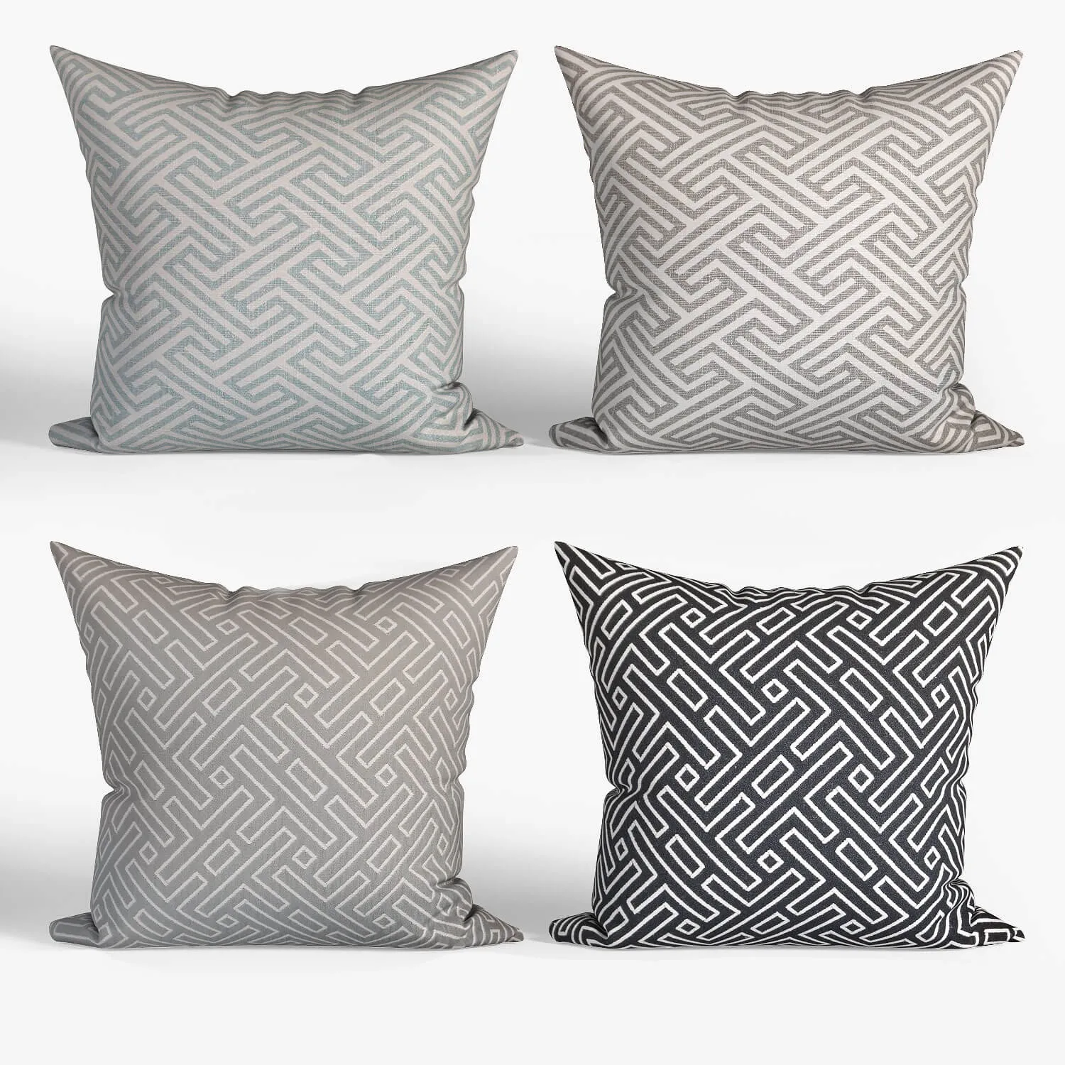 decoration – Decorative pillows Houzz set 060 3ds Max