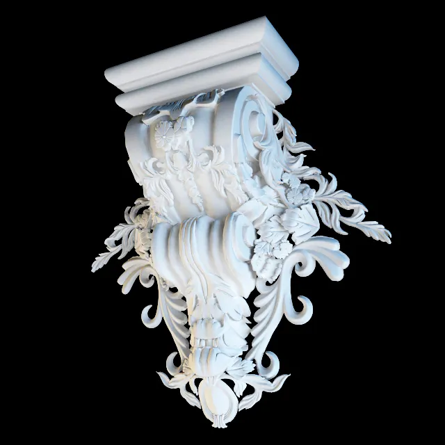decoration – Decorative plaster 39 3ds Max