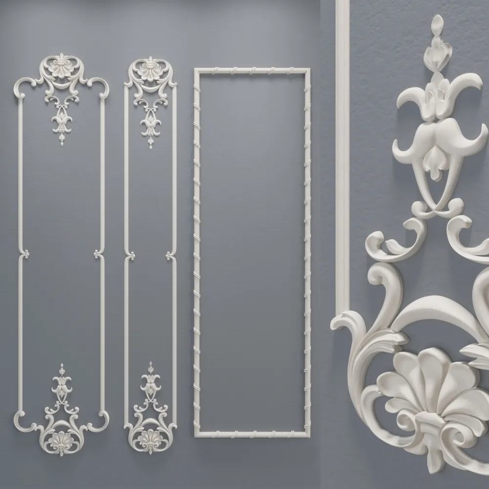 decoration – Decorative plaster 63 3ds Max