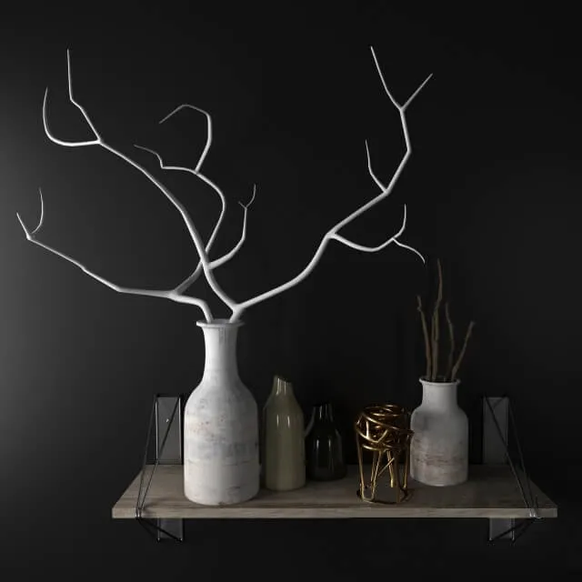 decoration – Decorative set 004 3ds Max