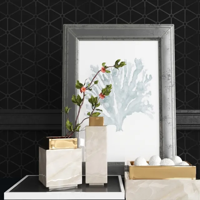 decoration – Decorative set 005 3ds Max