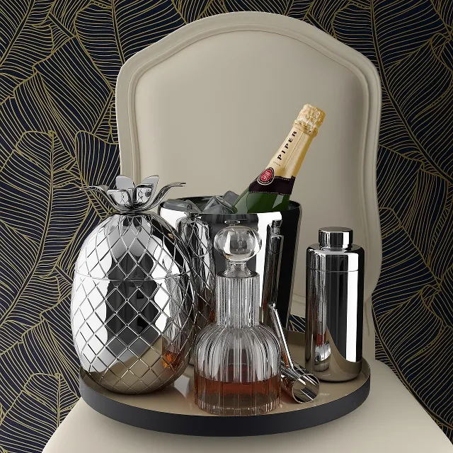 decoration – Decorative set 010 3ds Max