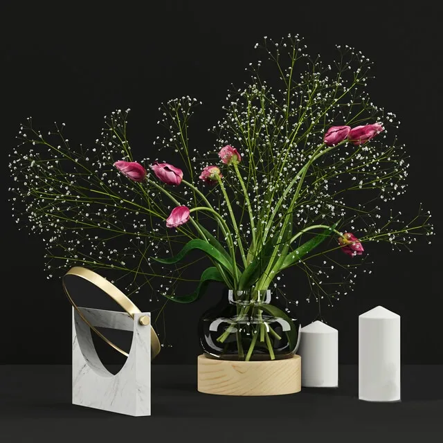 decoration – Decorative Set 10 2 3ds Max