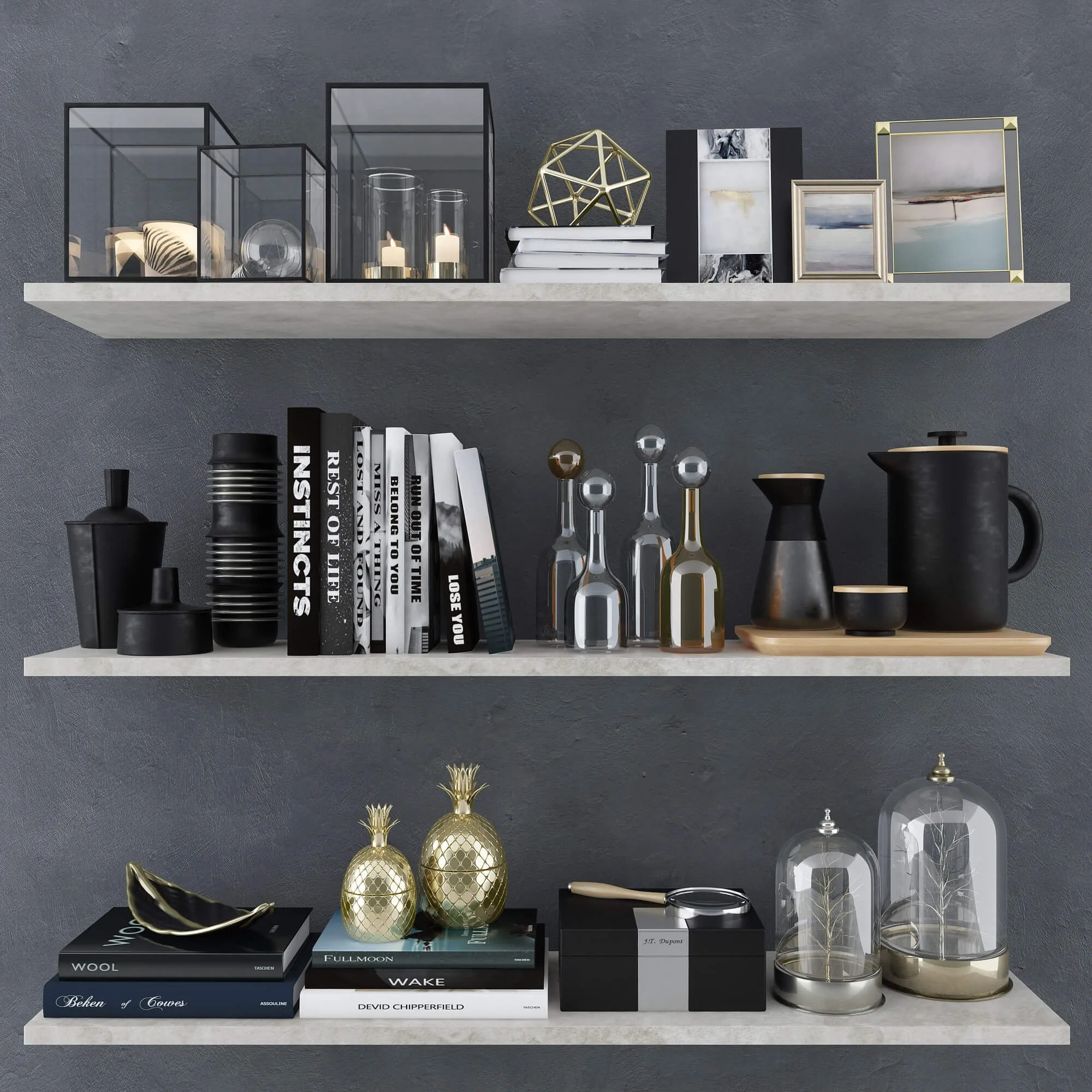 decoration – Decorative set 119 3ds Max