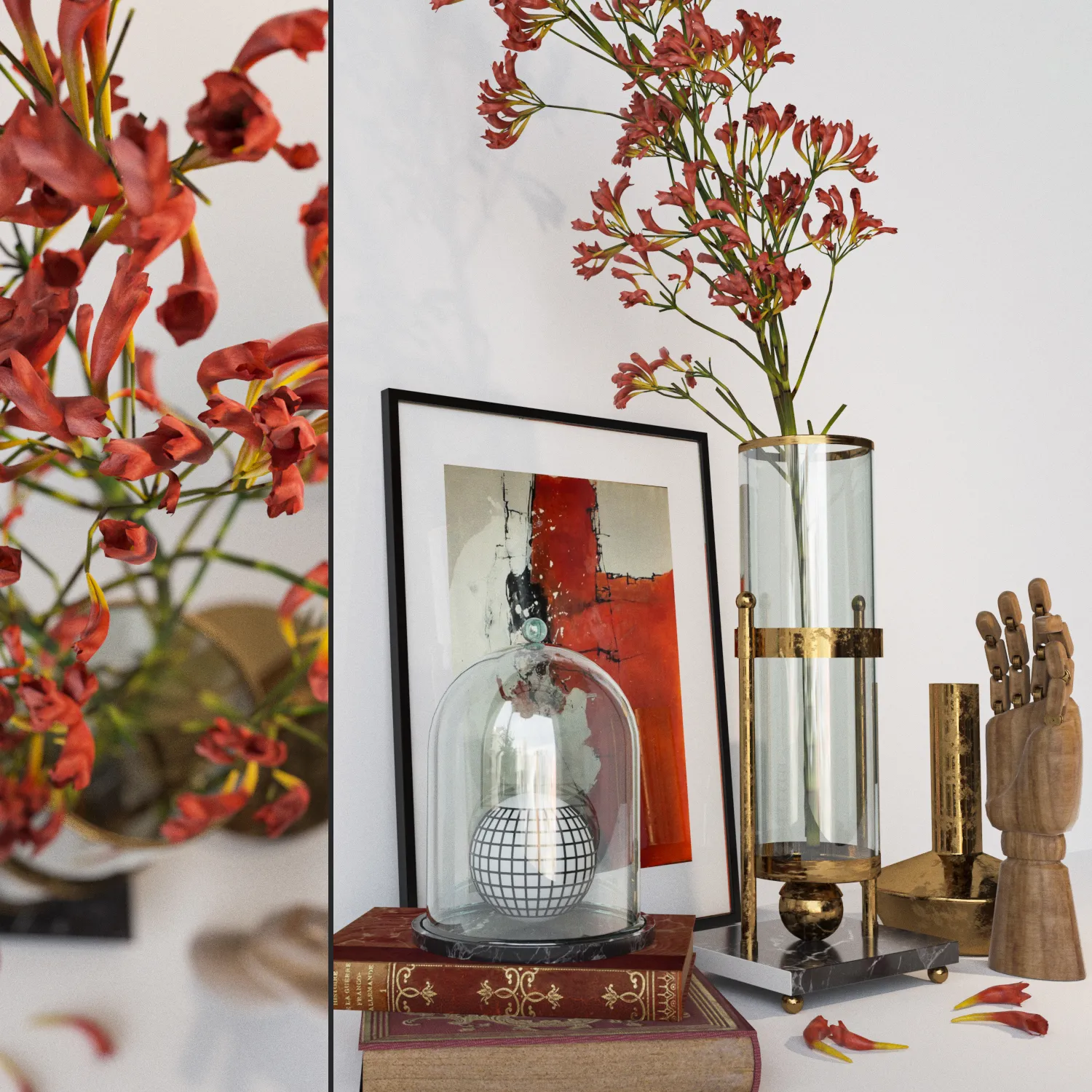 decoration – Decorative set 126 3ds Max