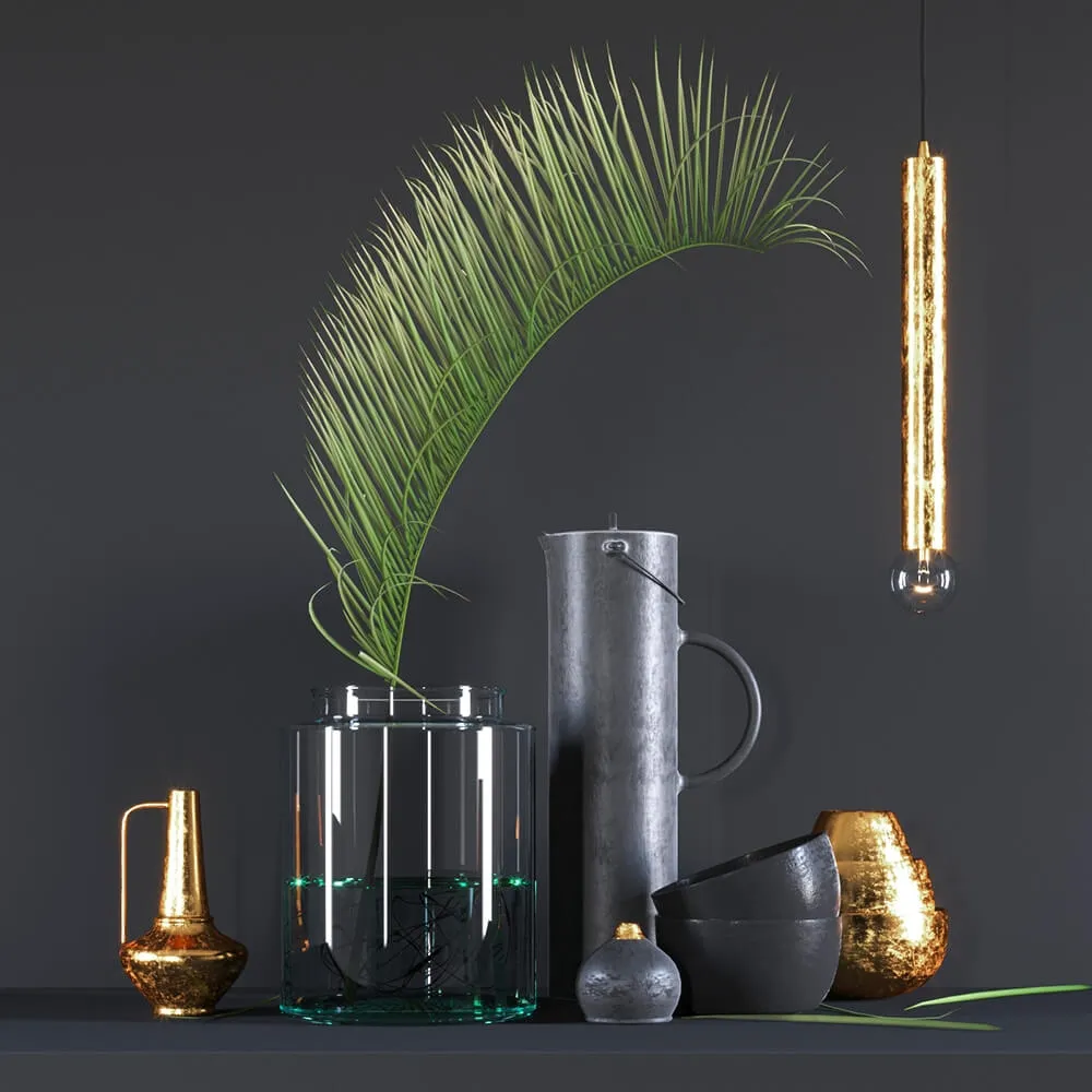 decoration – Decorative set 129 3ds Max