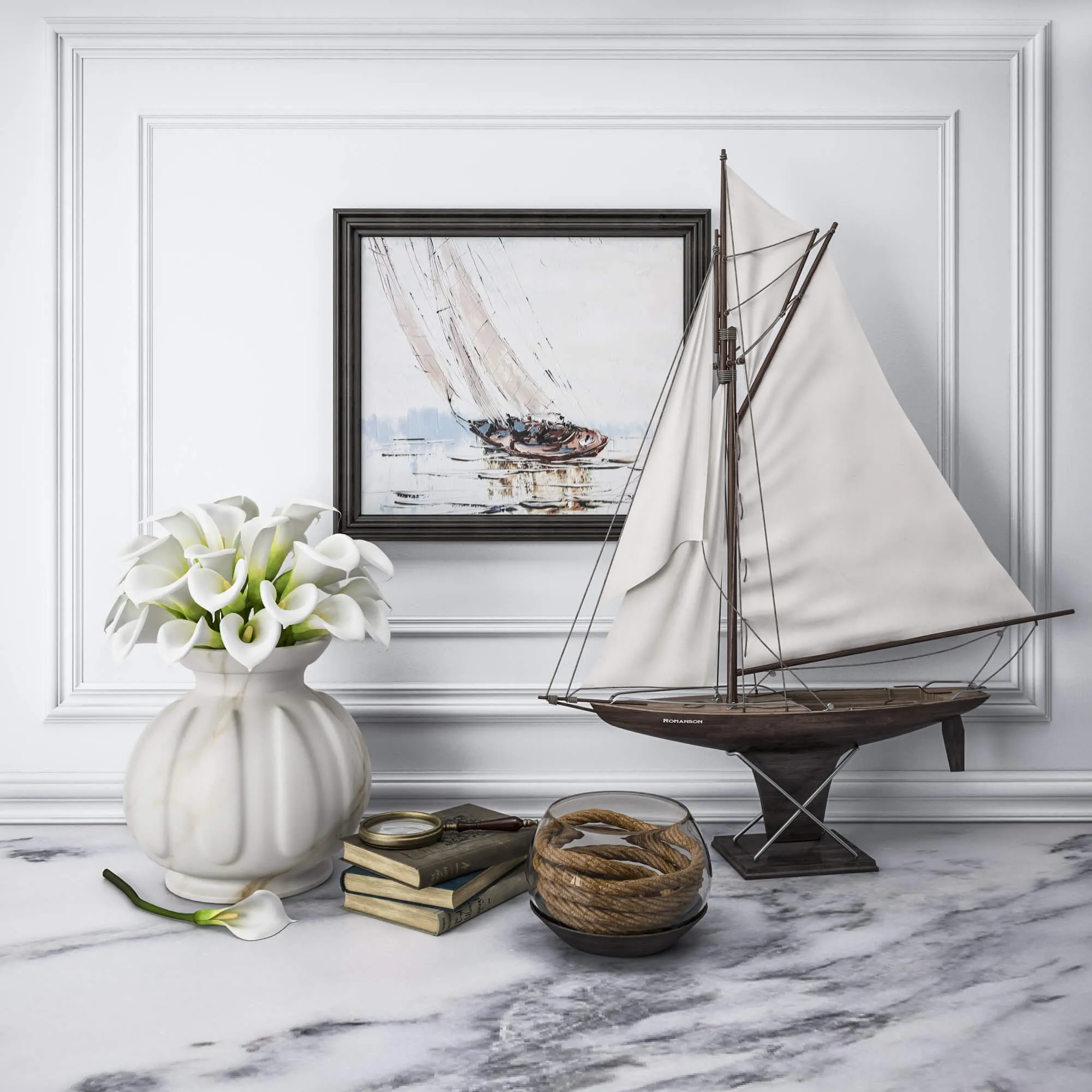 decoration – Decorative set 175 3ds Max